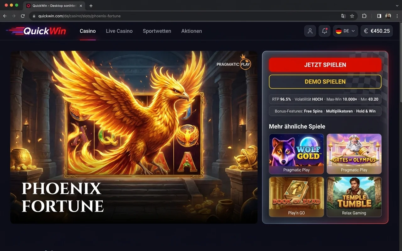 Slot-Spotlight: Ein konkretes Beispiel – QuickWin